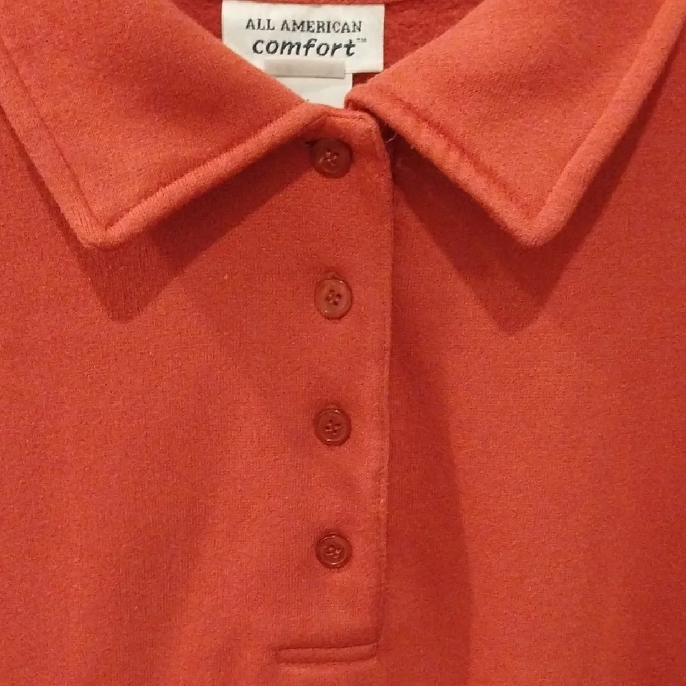 All American Comfort Red Polo Shirt - Picture 2 of 4